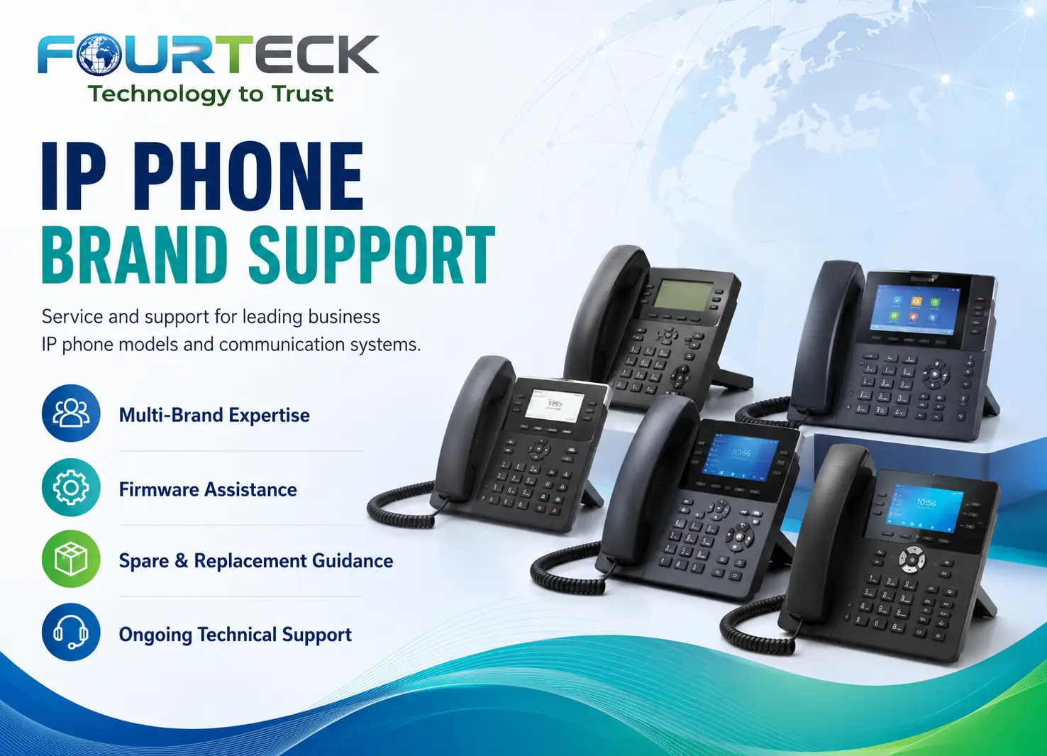 IP Phone Brand Support UAE GCC Africa